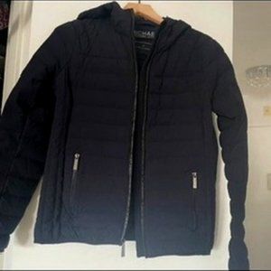 Michael Kors Downfill Packable Navy Puff Jacket S